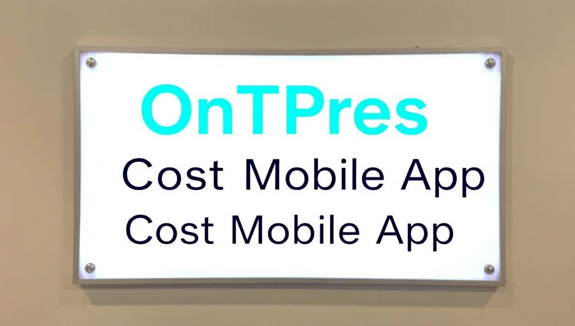 ontpress cost mobile app