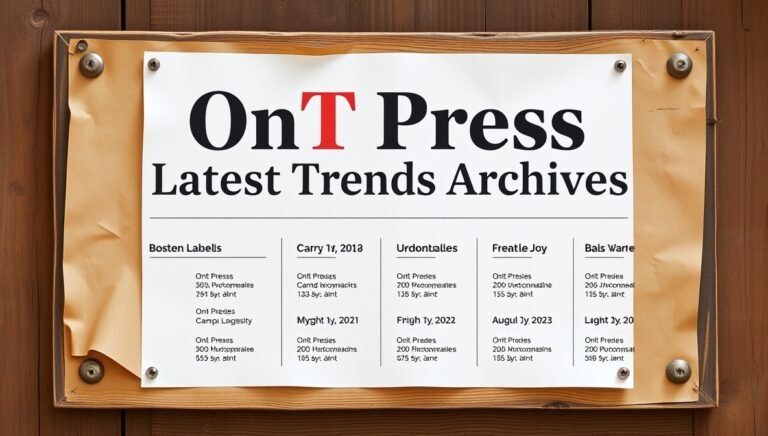 ontpress latest trends archives