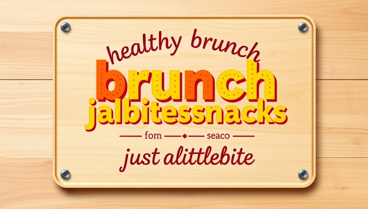 healthy brunch jalbitesnacks from justalittlebite