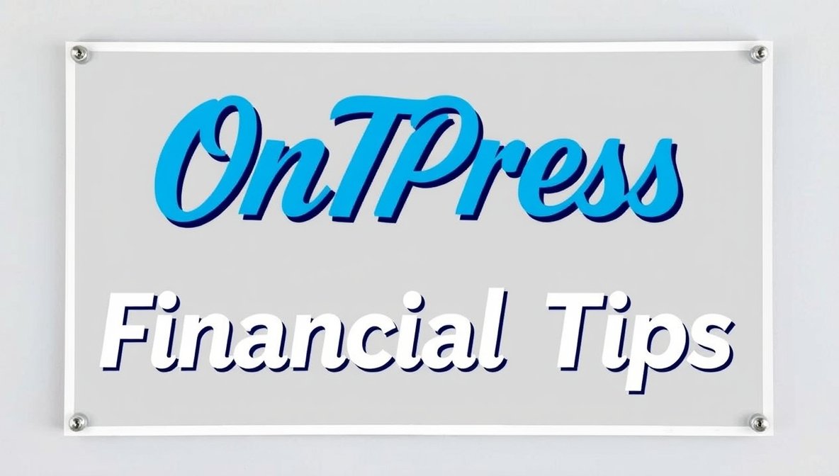 ontpeconomy financial tips from ontpress